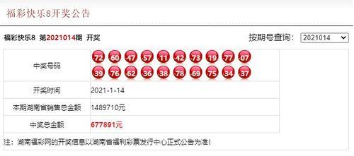 开奖结果1月14,惊喜连连，大奖花落谁家？