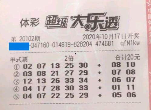 21O01期大乐透开奖结果,惊喜连连，大奖花落谁家？